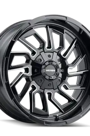 Instant Buy Mayhem Flywheel 8111 8x165.1 20x9+0 Gloss Black/Milled Spokes