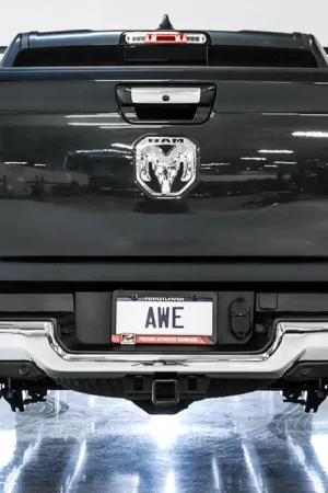 AWE Tuning 19-21 RAM 1500 5.7L (w/Cutouts) 0FG Dual Rear Exit Cat-Back Exhaust - Chrome Silver Tips Save Now